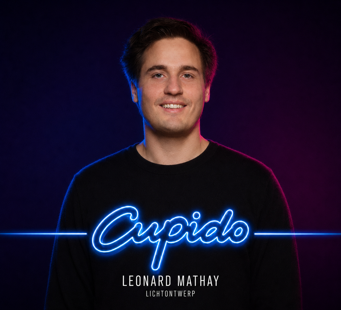 Leonard Mathay doet het lichtontwerp. Hij bepaalt zo mee de look and feel van CUPIDO - de nieuwe feelgood musical.